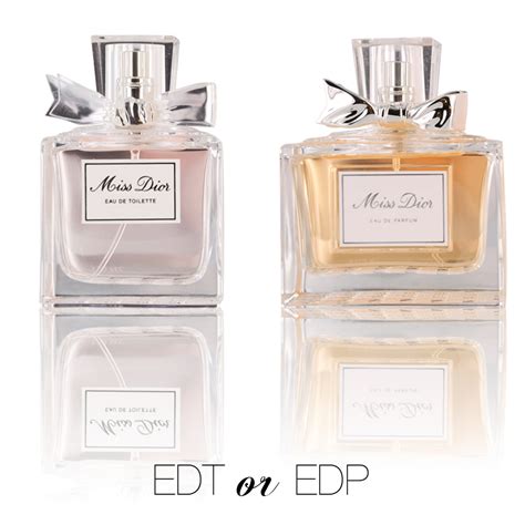 miss dior edp vs edt